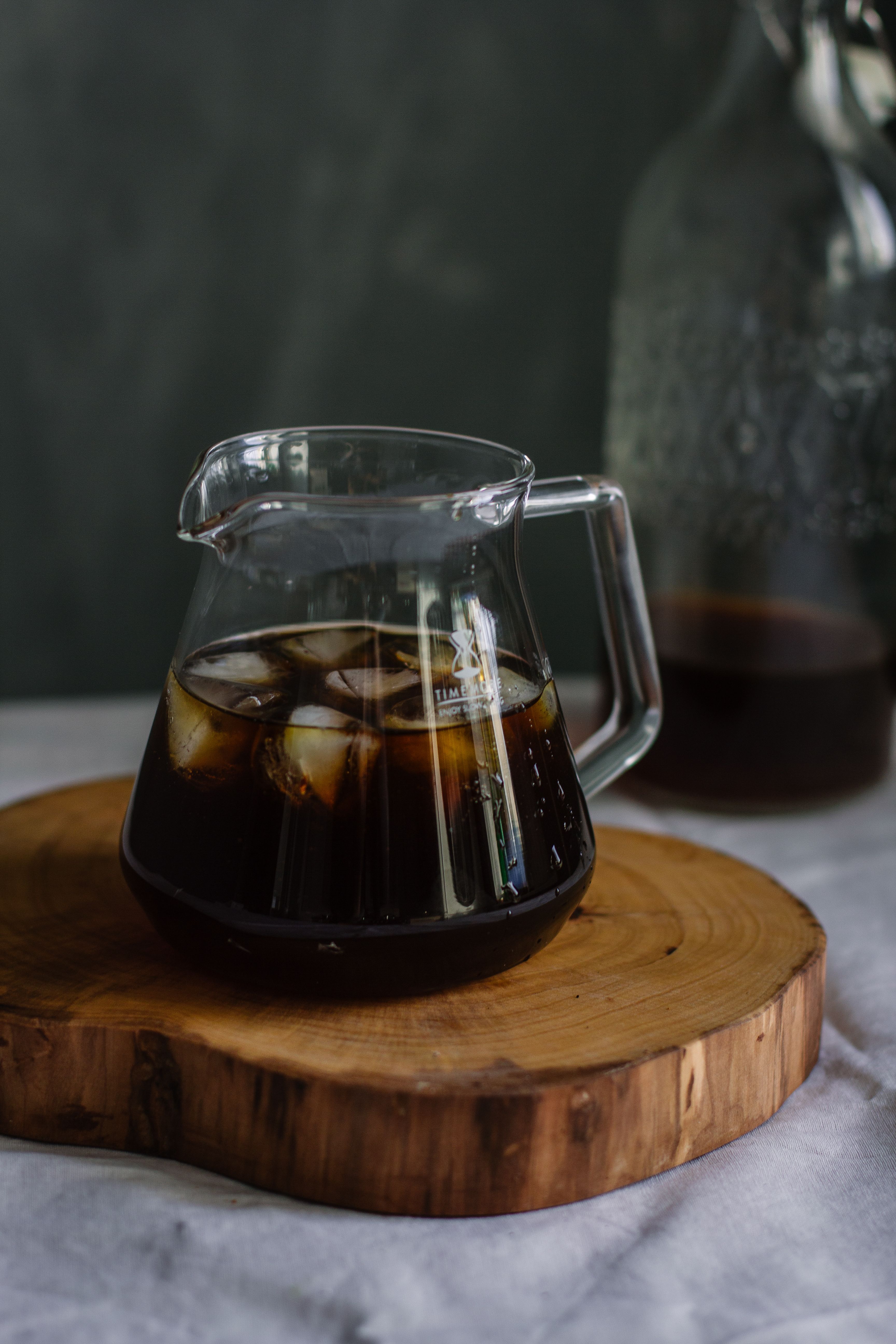 Coffee beans and brewing equipment